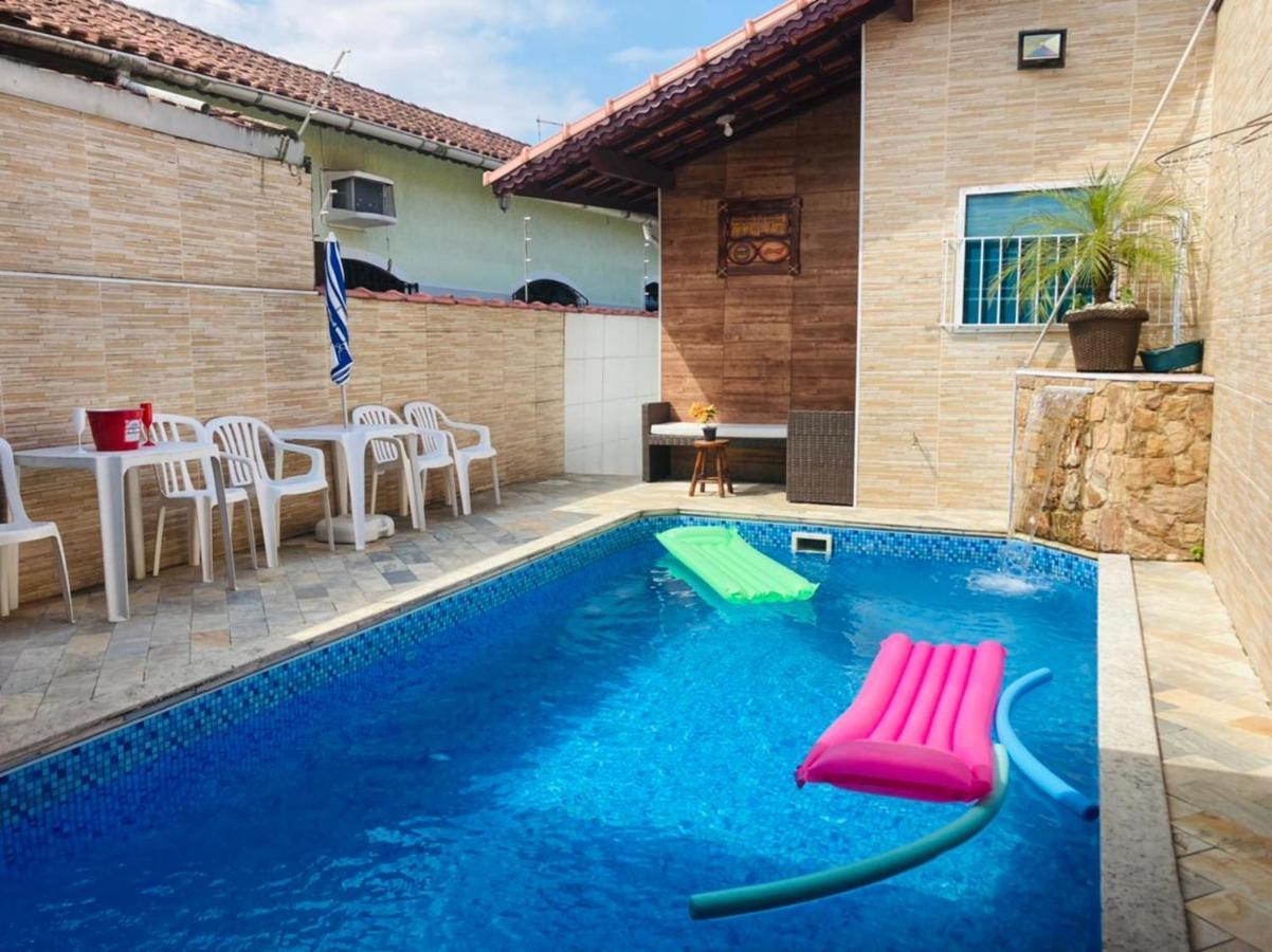 Casa Moderna E Aconchegante Com Opcao De Piscina Aquecida Cobrado A Parte, Area Gourmet Com Churrasqueira Em Deck Coberto, Lareira Na Sala A Apenas 50 Metros Da Praia Villa Praia Grande  Bagian luar foto